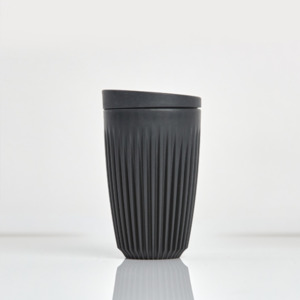 Food Drink: Huskee Cup - Charcoal Cup & Lid Combo - 12oz (Unboxed)
