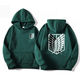 Attack on Titan Hoodie - Shingeki no Kyojin Anime Streetwear Pullover
