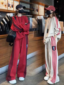 New Arrivals: Women’s Korean-Style Relaxed Sweatshirt Two-Piece Set