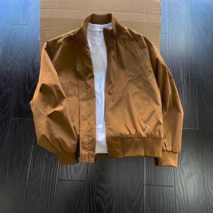 Men’s American Retro Brown Pilot Bomber Jacket