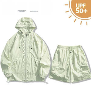 Unisex UPF50+ Hooded Sun Protection Jacket