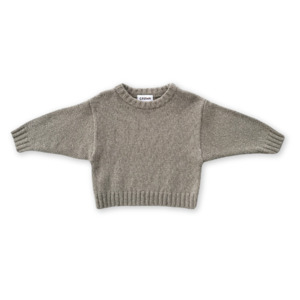 Baby: Merino Everyday Pull Over - Grey