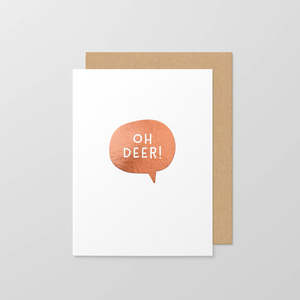 New: Oh Deer - Greeting Card