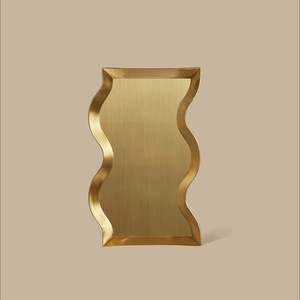 Candles Fragrances: Wave Brass Tray
