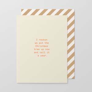 Books Stationery: Call it a year - Greeting Card