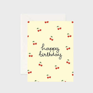 Books Stationery: Birthday Cherries Card