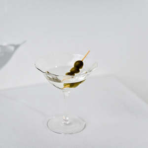 FLEUR COCKTAIL COUPE - CLEAR - SET OF 4