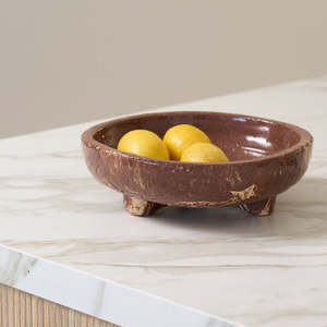 Vases Planting: Harvenwood Footed Bowl - Small