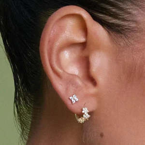 Galaxy Huggies - Gold/Clear