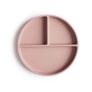 Mushie: Silicone Suction Plate - Blush