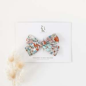 Melodie Floral Magic Cotton Bow - Hair clip