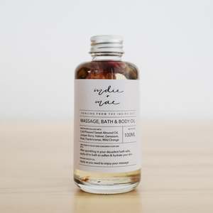 Indie Mae: Massage, Body & Bath Oil