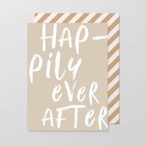 Madepaperco: Hap-pily Ever After - Greeting Card