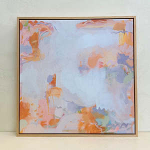 Wall Art: Cloudscape - 50x50cm / Oak Frame