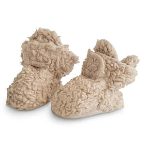 Cozy Baby Booties - Oatmeal