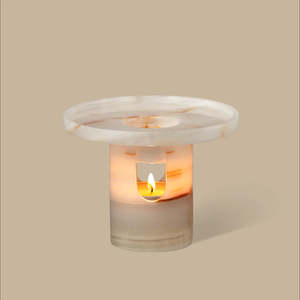 Lumière Oil Burner - White Onyx