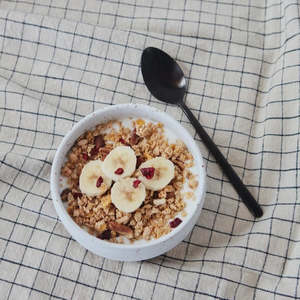 Grid Tablecloth - Clay / Black - 260x140 cm