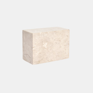 Savi Marble Bookend - Square Beige