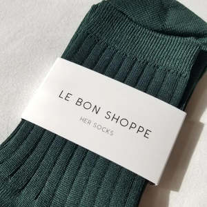 Le Bon Shoppe: HER SOCKS (MC COTTON) - PEACOCK