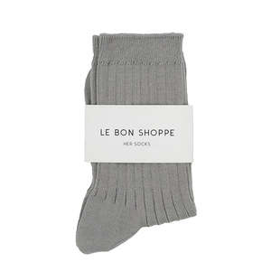 Le Bon Shoppe: HER SOCKS (MC COTTON) - STONE