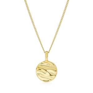 Isla Circle Necklace - Gold