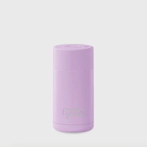 Ceramic Reusable Cup 12oz/355ml Push Button Lid - Lilac Haze