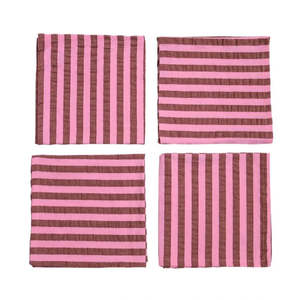 Sundae Seersucker Napkin Set