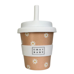 Drink Bottles And Keep Cups: Natural Daisy Babyccino - Takeaway Fluffy Cup
