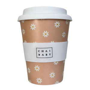 Chai Baby: Natural Daisy Adult - Adult Takeaway Cup