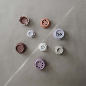 Bathtime: Stacking Cups Toy - Petal