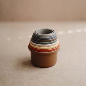 Bathtime: Stacking Cups Toy - Retro