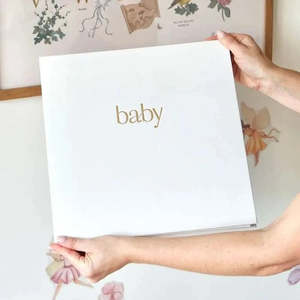 Baby: Baby Photo Album - Ivory