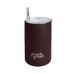 Homeware: Iced Coffee Cup with Straw - Chocolate