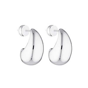 Baby Blob Earrings - White Gold
