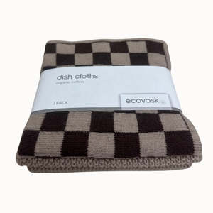 Dishcloth Mixed 3pk - Chocolate Hummus