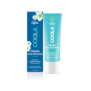 Sunscreens Uv Protection: COOLA Classic Face SPF30 Organic Sunscreen Lotion - Cucumber 50ml