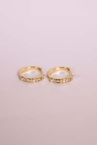 Classic Hoops: Baguette and Pearl Hoops