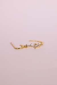 Charmed Hoops: Baguette Hoops