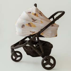 Nature Inspired 6 In 1 Multi Cover Collection: Owl & Mountains 6-In-1 Multi-Use Cover | Includes Free Top Knot Beanie