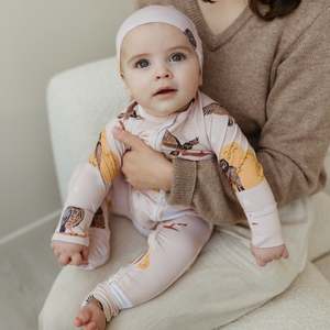 Bamboo Onesies: Owl & Mountains Bamboo Onesie