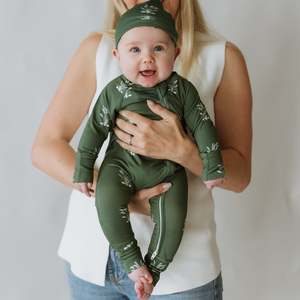 Native Grasslands Bamboo Onesie
