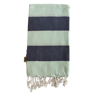 Santorini Towel Navy Blue Mint
