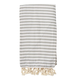 St Tropez Turkish Towel Grey