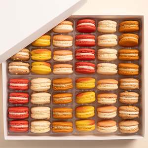 Boxed Macarons: Summer Collection - Deluxe Box of 48