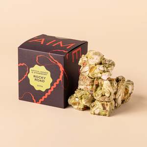 Matcha, Mango & Strawberry Rocky Road