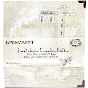 49&MARKET FOUNDATIONS ESSENTIAL BINDER VINTAGE CREAM