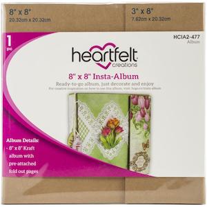 HEARTFELT CREATIONS 8X8 INCH INSTA ALBUM KRAFT