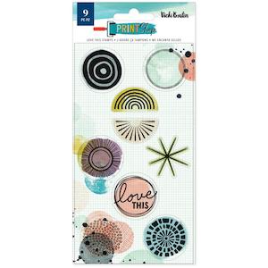 Stamping: VICKI BOUTIN PRINT SHOP ACRYLIC STAMPS LOVE THIS