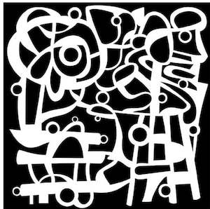 THE CRAFTERS WORKSHOP 6X6 INCH BUBBLE SCRIBBLE TCW1055s