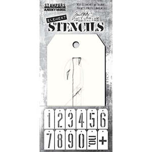 TIM HOLTZ MINI ELEMENT STENCILS MECHANICAL